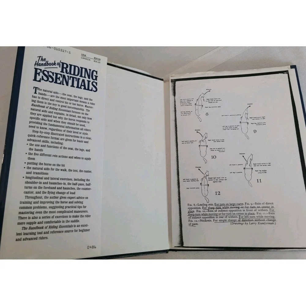 The Handbook of Riding Essentials François Lemaire de Ruffieu Hardcover Horse R…